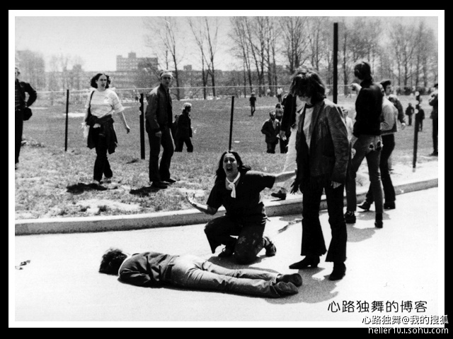 其中最著名的是发生在1970年5月4日的肯特州立大学枪击案